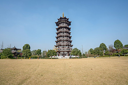 长沙洋湖湿地公园－白鹭塔