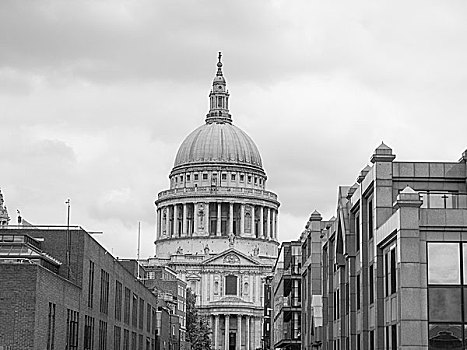 黑白,大教堂,伦敦