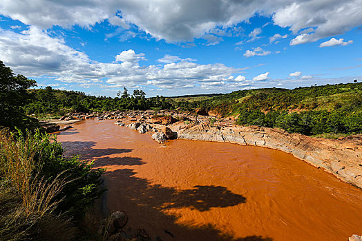 河,红河,马达加斯加,非洲