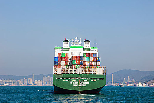 中国,香港,集装箱船