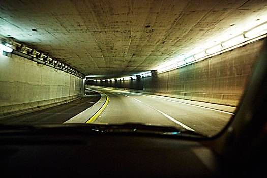 道路,隧道,布鲁克林,纽约,美国
