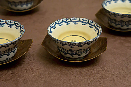 绿茶,传统,瓷碗,日本