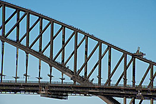 澳大利亚,悉尼,海港大桥,特写,观光,桥,攀登者,流行,魅力,大幅,尺寸