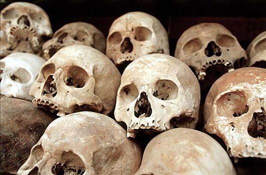 柬埔寨,金边,种族屠杀,博物馆,特写