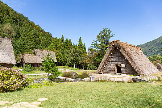 传统,日本,乡村