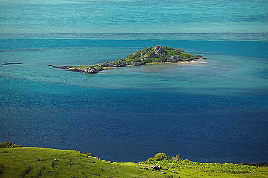 岛屿,海洋,偏僻寺院,毛里求斯