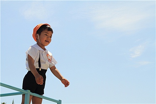 日本人,幼儿,攀缘游戏架