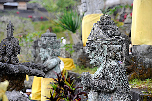 雕塑,布撒基寺,庙宇,巴厘岛,印度尼西亚,东南亚