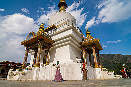 纪念,圣骨冢,廷布,不丹