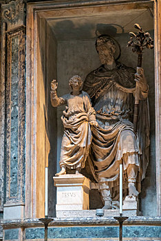 罗马万神庙圣约瑟和耶稣