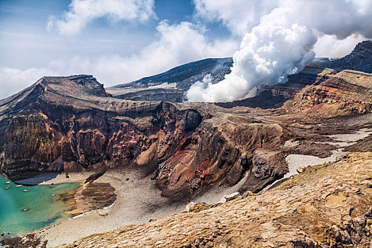 自然,堪察加半岛,风景,华美