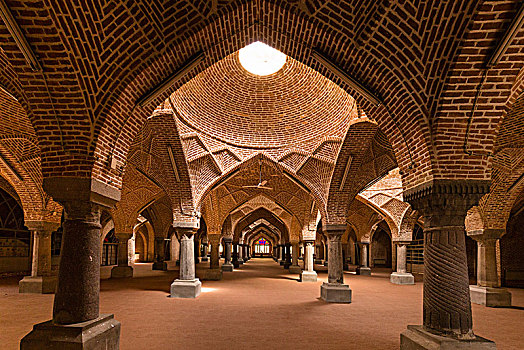 室内,清真寺,伊朗,亚洲