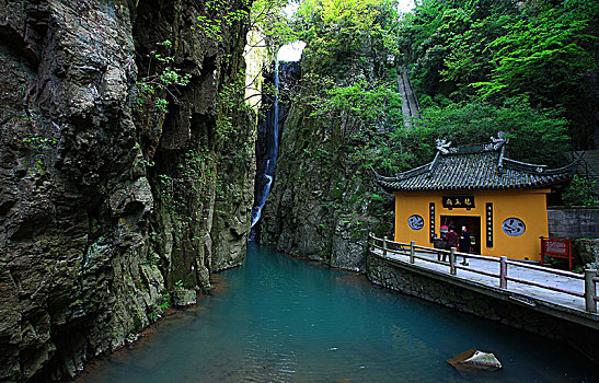 水潭,潭,山,道观