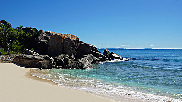 花冈岩,石头,海岸