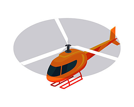 飞,直升飞机,凸起,象征,橙色,飞机,螺旋桨,矢量,插画,隔绝,白色背景,背景,游戏,环境,运输,标识,设计