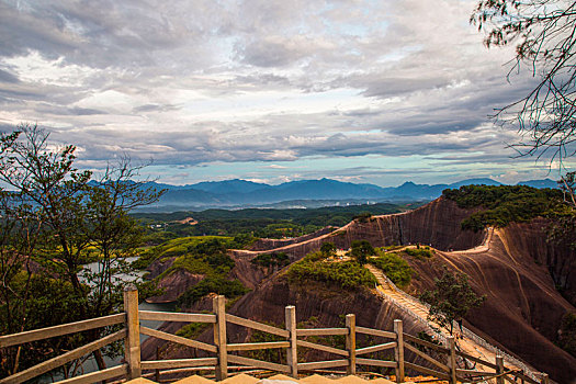 湖南郴州高椅岭丹霞地貌,07