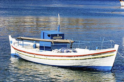 渔船,基克拉迪群岛,希腊