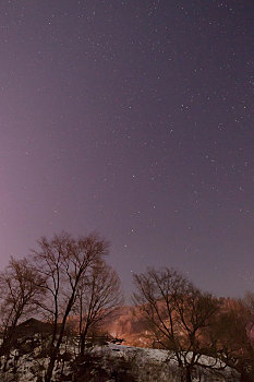 雪谷星空