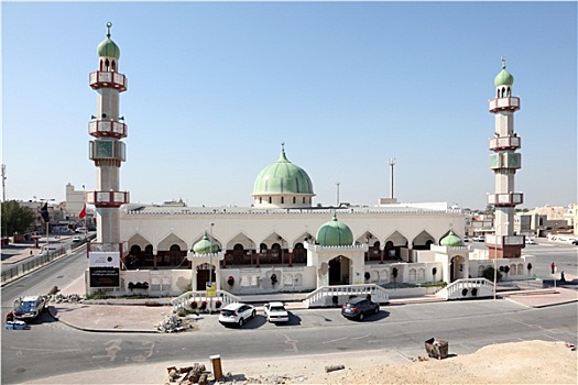 清真寺,城镇,巴林,中东