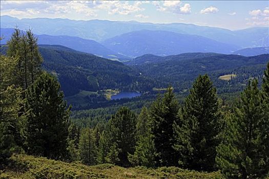 阿尔卑斯山,风景,湖,陶安,萨尔茨堡州,奥地利