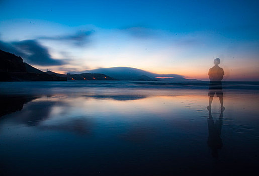 海滩,沙滩,海浪