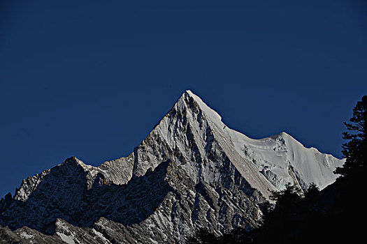 高原河流湖泊秋天小桥流水雪山