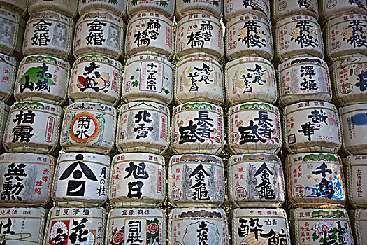 日本米酒,明治,神祠,东京,日本