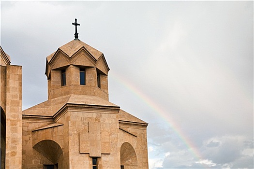 彩虹,大教堂,亚美尼亚