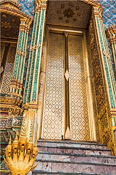 图书馆,玉佛寺,寺院,曼谷,泰国
