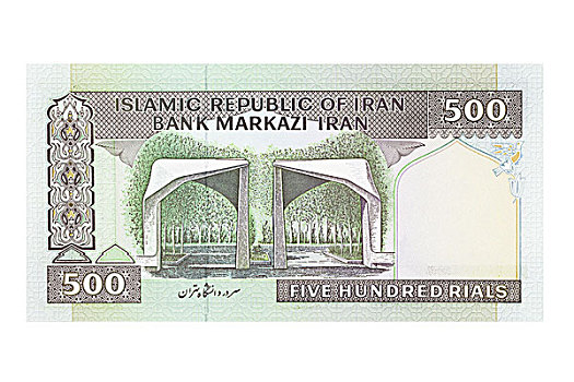 伊朗人,五个,100,货币