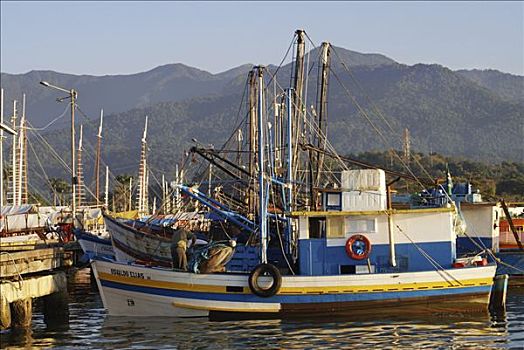渔船,港口,巴西