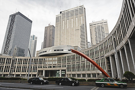 摩天大楼,新宿,东京,日本