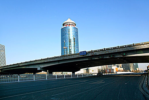 国贸桥和中国恒天大厦