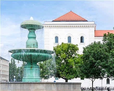 喷泉,慕尼黑,大学