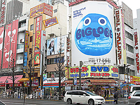 街景,秋叶原,东京,日本