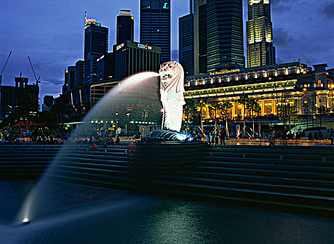 夜晚,新加坡