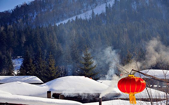 中国雪乡风光美