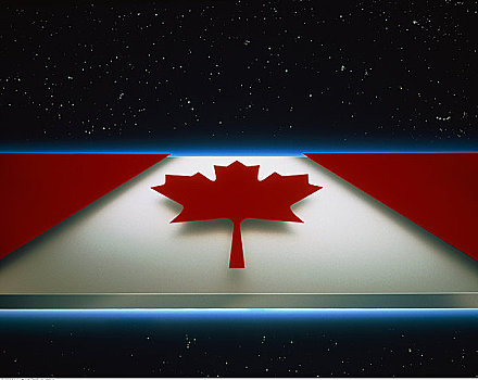 加拿大国旗,太空