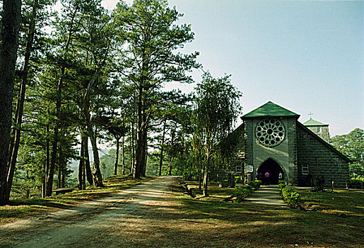 圣玛丽教堂,老,主教,教堂,山,省,菲律宾,2003年