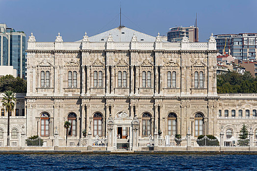 朵尔玛巴切皇宫,宫殿,风景,博斯普鲁斯海峡,伊斯坦布尔,欧洲,省,土耳其