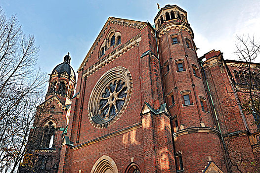 教会,教堂,慕尼黑,巴伐利亚,德国,欧洲