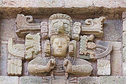 雕刻,塑像,遗址,玛雅,场所,世界遗产,洪都拉斯