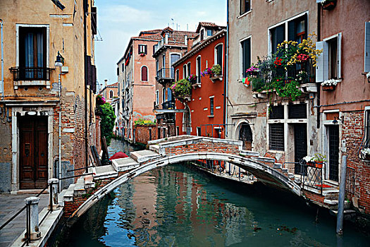 桥,威尼斯,运河,意大利