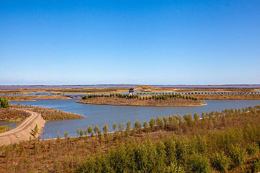 吉林省大安嫩江湾湿地公园风光摄影
