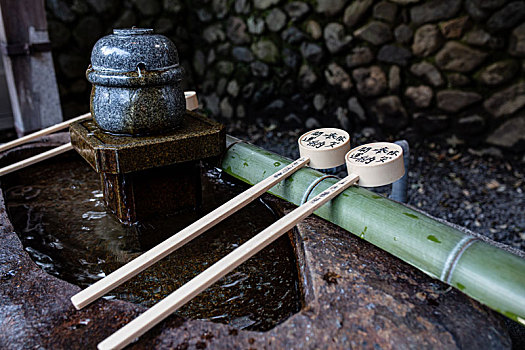 京都寺院的御手洗