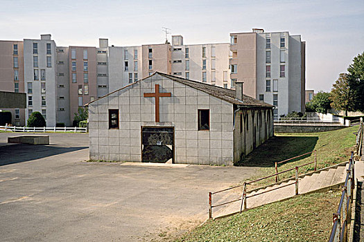 建筑,大,中间,住房,不动产,法国,序列,2007年