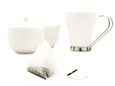 白色,现代,茶具