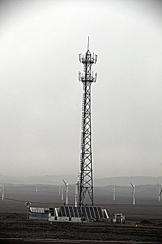 新疆,铁塔,通讯,太阳能,移动信号塔