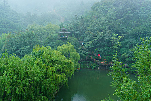 济南九如山瀑布群景区