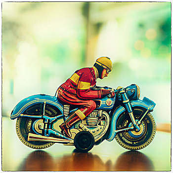 锡皮玩具,摩托车